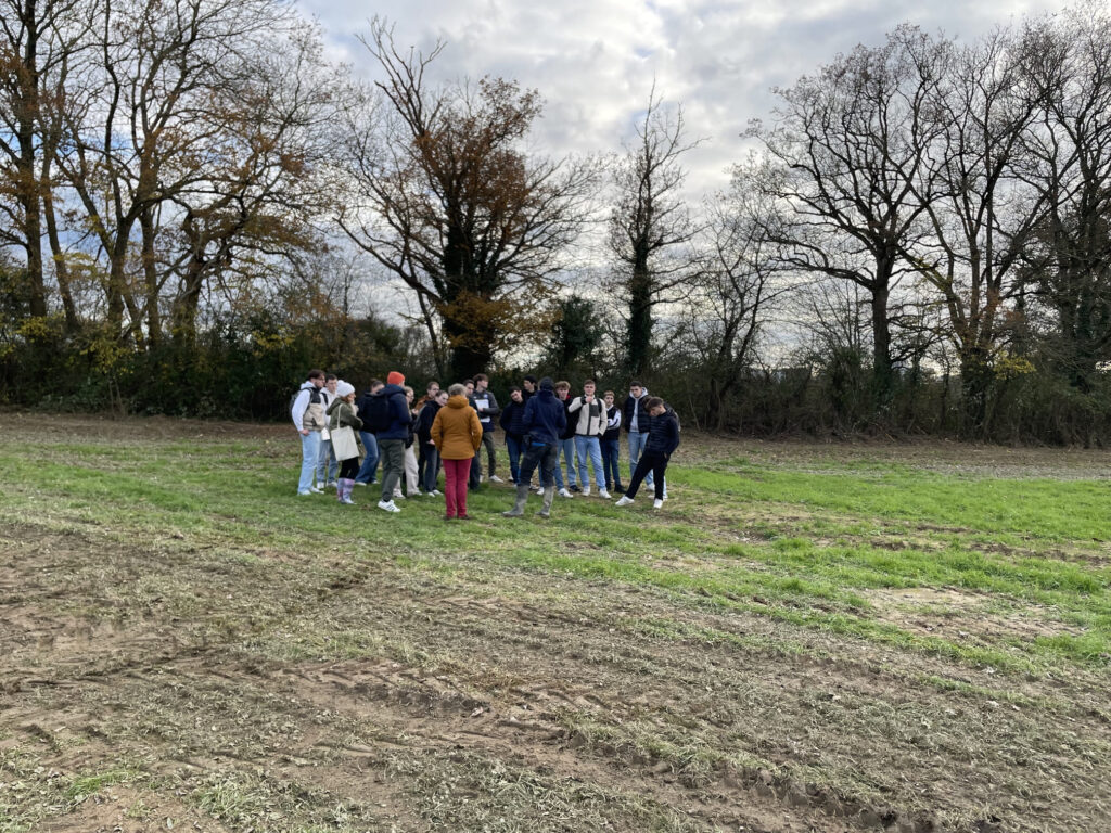 Les élève du lycée agricole en visite